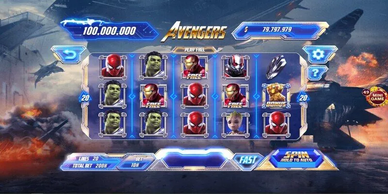 Avengers Sunwin – Khám Phá Slot Game Siêu Anh Hùng Top 1