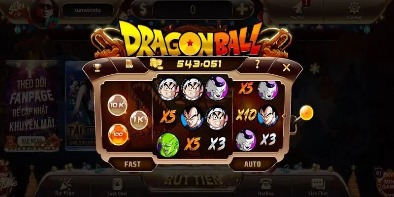 Dragon Ball Sunwin – Slot game đậm chất chiến thuật cực hot