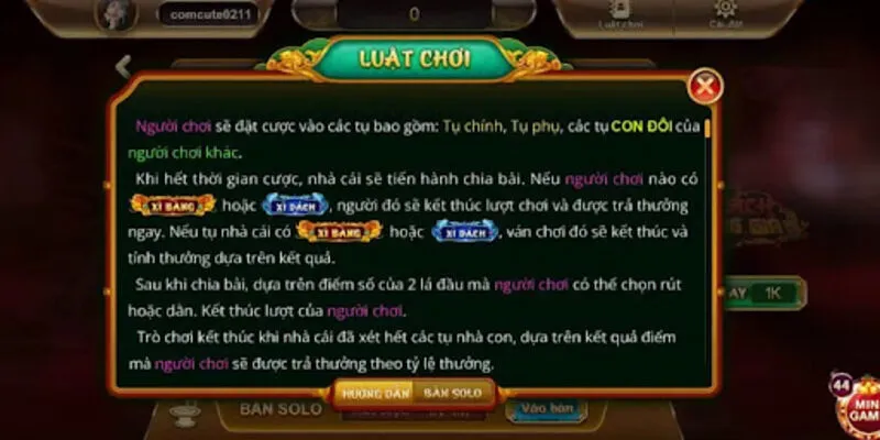 Hướng dẫn chi tiết cách chơi Xì Dách Hoàng Gia Sunwin 2025